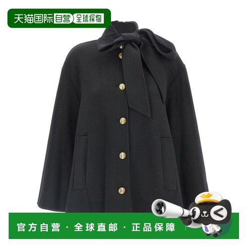 1h可退 香港直邮潮奢 ZIMMERMANN 女士 Hypnotic 蝴蝶结羊毛混纺