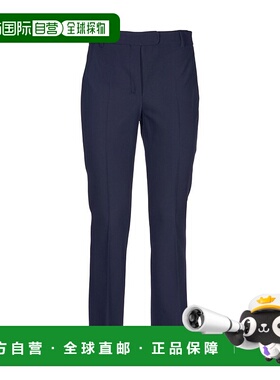 1h可退 香港直邮'S Max Mara 女士 Max Mara Fatina 褶飾修身長褲