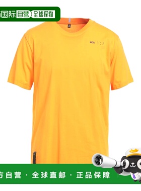 1h可退 香港直邮mcqueen 麦昆 男士 T恤 orange橙色 舒适时尚