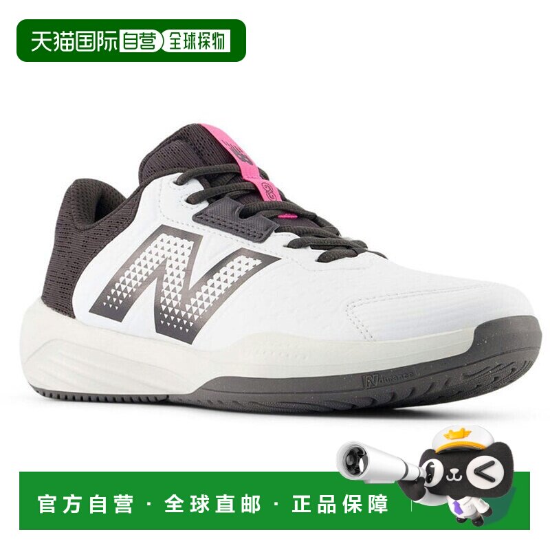 日本直邮 New Balance 女士 NB 696 v6 H 网球鞋全场地型白色D 码