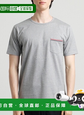 韩国直邮Thom Browne桑姆布郎尼T恤灰色圆领MJS010A 01454 055