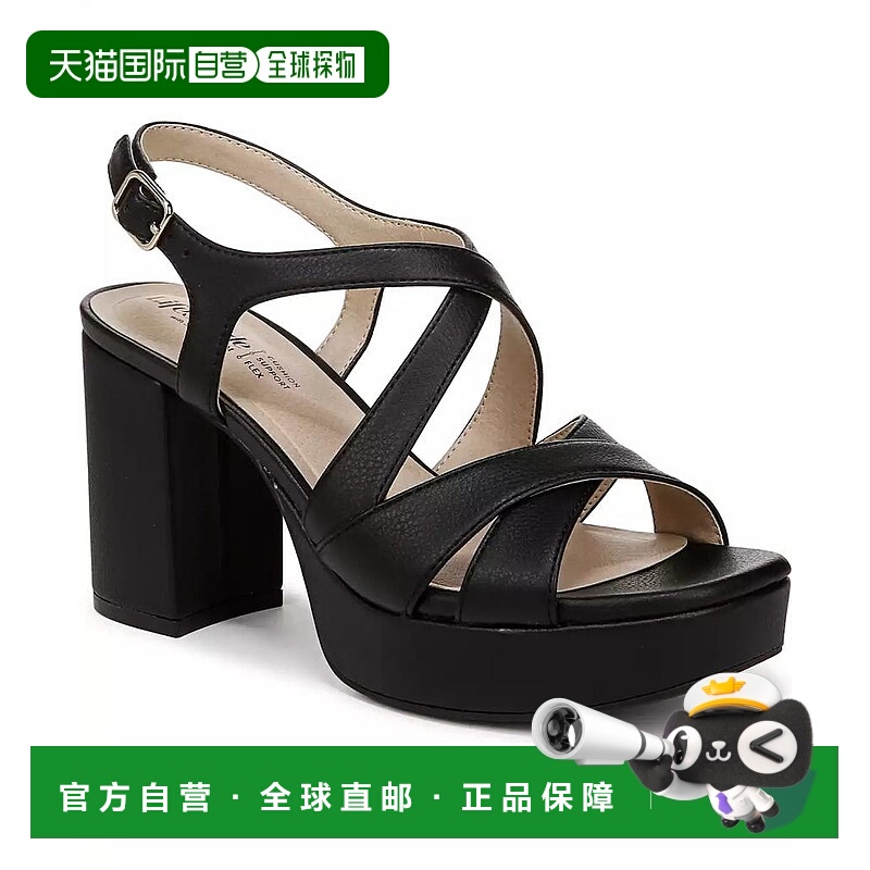 1h可退 【美国直邮】bzees 女士 凉鞋厚底正品 外穿简约休闲百搭