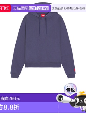 1h可退 香港直邮the north face 北面 男士 红色方形连帽衫 NF0A8