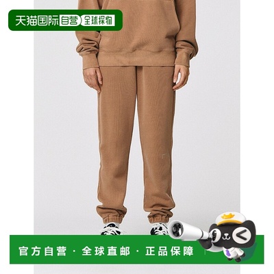 韩国直邮GOALSTUDIO [COEX MALL] 小 LOGO PIGMENT 染色慢跑裤-BR