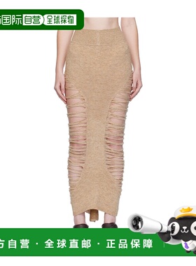 香港直邮RICK OWENS 女士半身裙 RP02E4685KGRIDP44 AW2025包臀裙