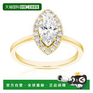 自营vir jewels1 cttw Marquise Lab Grown Diamond Engagement S