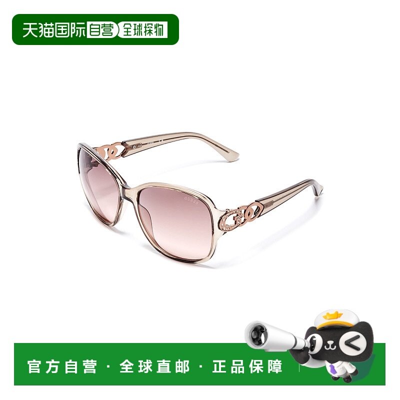 自营guess大款链饰太阳镜 - 灰色 美国奥莱直发