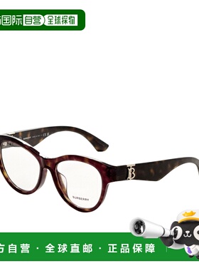 自营Burberry Women's 53 mm Brown Opticals - dark havana 美国
