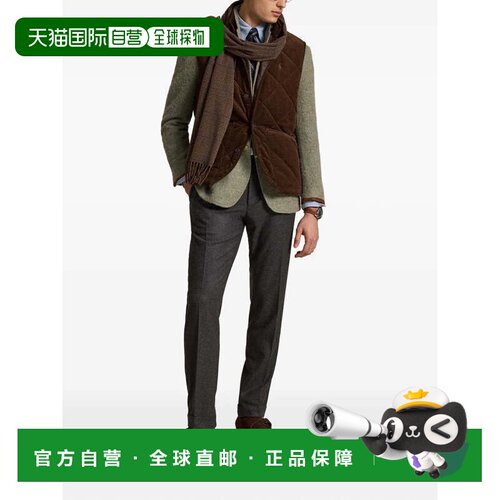 美国直邮POLO RALPH LAUREN-男士无袖16 Wale灯芯绒Hurston绗缝背