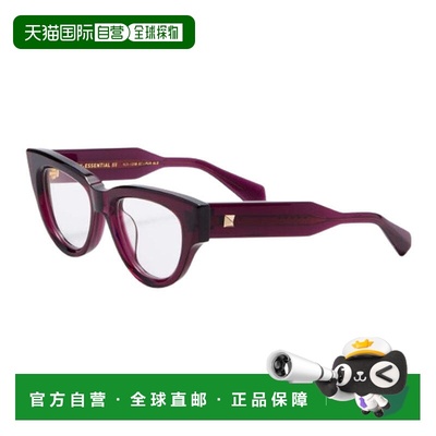 自营Valentino Eyeglasses Square Full Rim, Crystal Burgundy F