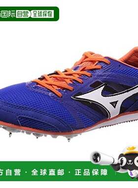 【日本直邮】美津浓 跑鞋 田径钉鞋蓝+白+橙色24.5cm2E U1GA1914