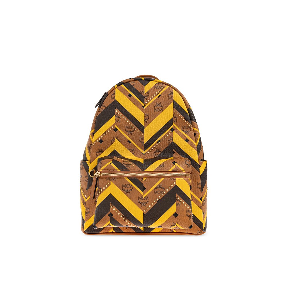 1h可退 MCM 男士双肩包 MMKFAVE030CO AW2025 棕色 Backpack with