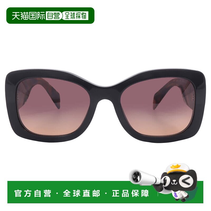 自营Prada棕色渐变蝴蝶女士太阳镜PR A08S 12O50C 56 - multi 美