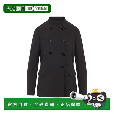 自营giorgio armaniTailored Wool Blend Blazer With High Colla