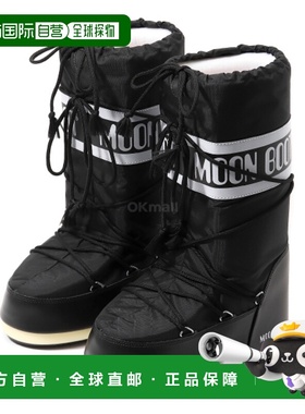韩国直邮MOON BOOT ICON 黑色尼龙靴 (80D1400440 N001) 靴子