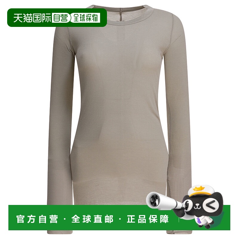 1h可退 香港直邮RICK OWENS 女士T恤 RP02E4202RC08 SS2025 灰色
