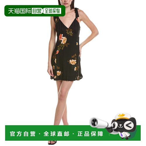 自营Saltwater Luxe Tank Mini Dress - Black 吊带美国直发奥莱