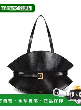 香港直邮BALMAIN 女士单肩包 FN1DQ023LBFO0PA AW2025 黑色 Shuff