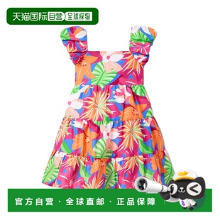 多色 自营 jack珍妮和杰克热带花卉分层连衣裙 and 美国奥 janie