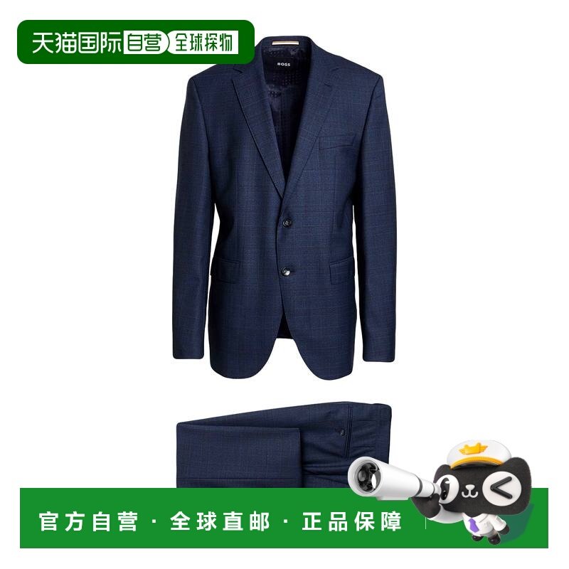 1h可退 香港直邮BOSS 波士 男士 西服 blue蓝色 舒适时尚,男装,商务正装西服,淘宝优惠券,粉丝福利购,淘宝优惠卷
