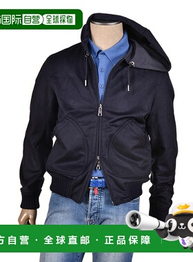 自营 Kired By Kiton Barwa羊绒双面夹克-棕色、蓝色 美国奥莱直