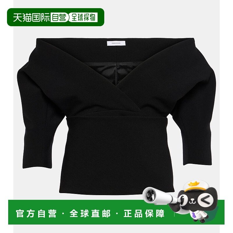 1h可退 香港直邮Salvatore Ferragamo 菲拉格慕 女士 羊毛混纺华,女装/女士精品,T恤,淘宝优惠券,粉丝福利购,淘宝优惠卷