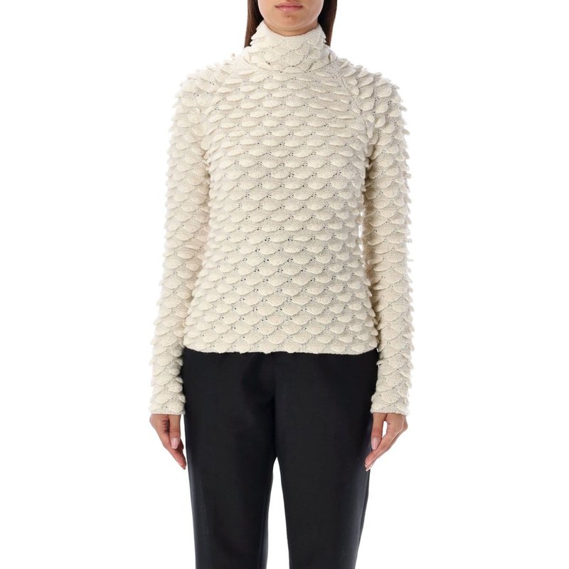 Bottega Veneta 葆蝶家 女士 鱼鳞羊毛毛衣 770347V3EX0
