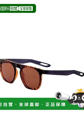 自营Nike Unisex 52 mm Brown Sunglasses - tortoise 美国奥莱直