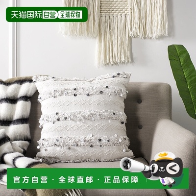 自营Safavieh Collette 枕头 - 白色 美国奥莱直发