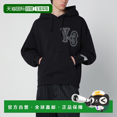 1h可退 香港直邮Y-3 男士 ELITE 5 GFX 黑色连帽运动衫 KQ9305