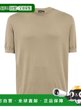 香港直邮Zegna 短袖针织衫 RUDC90A7C10V03杰尼亚男装