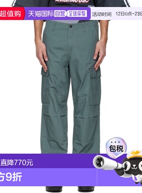 1h可退 香港直邮潮奢 CARHARTT WIP 男士 绿色 Regular 工装裤 I0