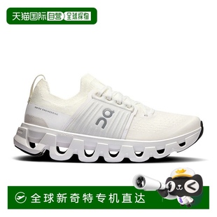 欧洲直邮On昂跑 Cloud系列女士白色再生聚酯纤维logo标识缓震跑鞋