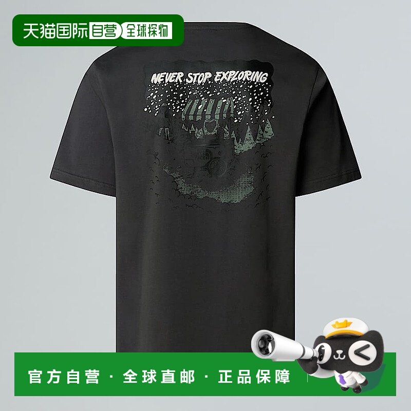 自营欧洲直邮北面 Powder Days Graphic 男女通用休闲T恤 THE NOR