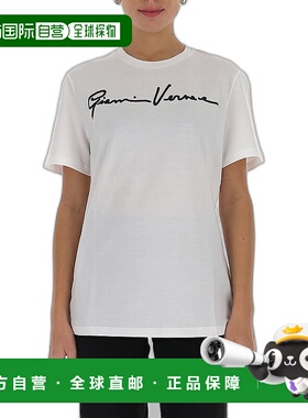 香港直邮VERSACE 女士衬衫 A85757A228806A2048 AW2021 白色短袖