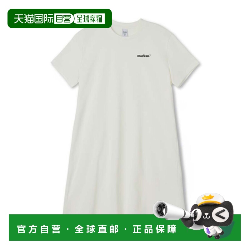 韩国直邮MARKM 女士连衣裙MJIBH88700_IV BASIC SMALL LOGO SHORT