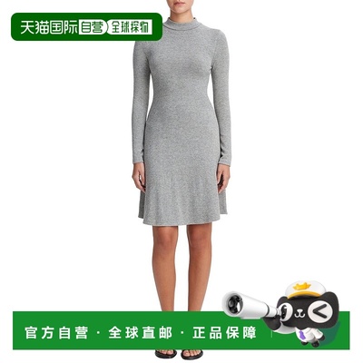 自营 Vince 迷你连衣裙 - 灰色 休闲包臀裙短裙【美国奥莱直发】