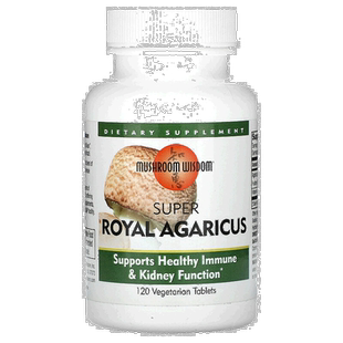 香港直发Mushroom Wisdom级皇家姬松茸素食片缓解保肝护肾120粒