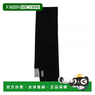 韩国直邮Our Legacy OUR LEGACY ESTATE SCARF 黑色双层羊毛围巾