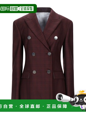 香港直邮calvin klein 女士 西装外套 red红色 舒适时尚