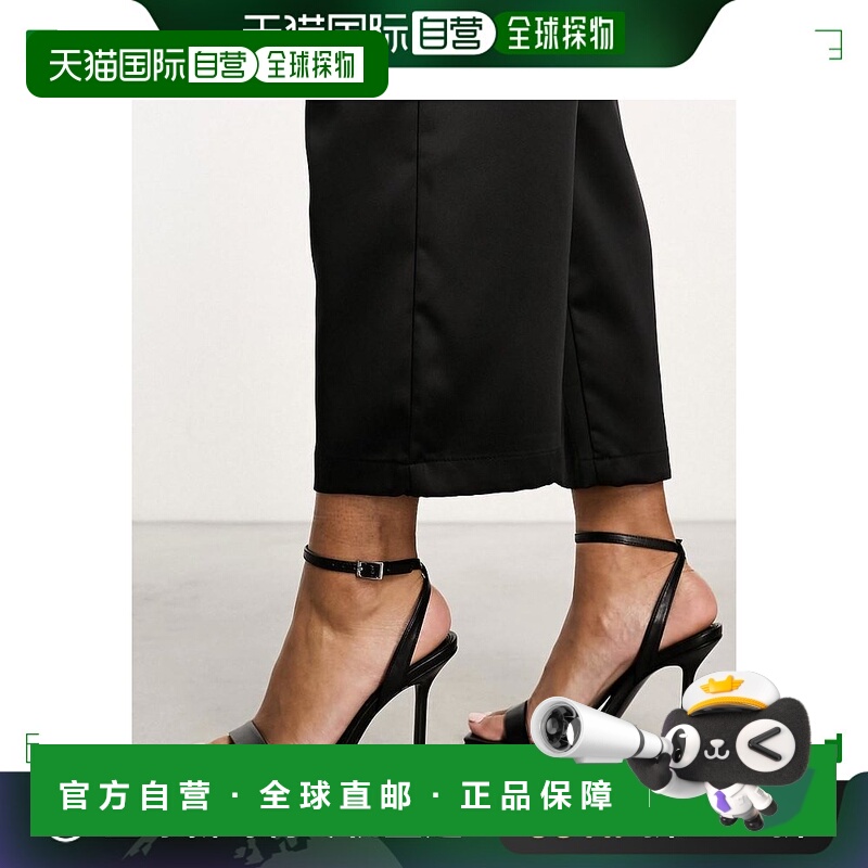 1h可退 香港直邮潮奢 ASOS 女士 Nali barely there PU 设计高跟(