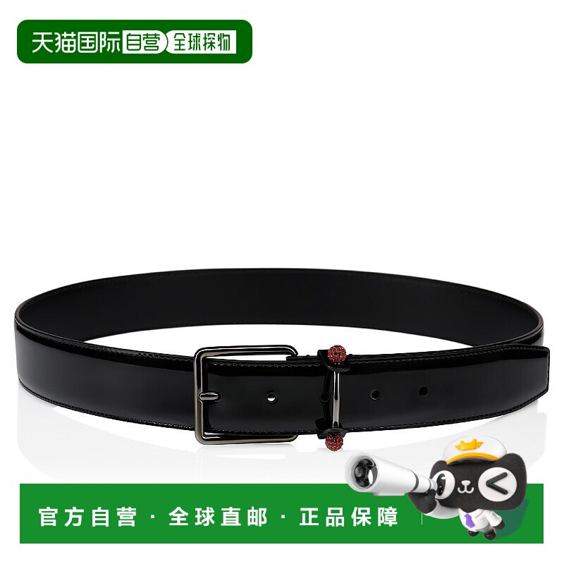 欧洲直邮CL路铂廷 红底鞋 25秋冬 1255156b849 男士 腰带牛皮经典