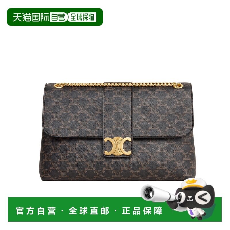 1h可退 香港直邮潮奢 Celine 思琳 女士 VICTOIRE大号标志印花单