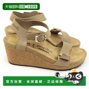 日本直邮勃肯凉鞋 Papillio Soley 环扣女士坡跟鞋底 Birkenstock