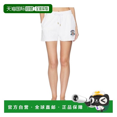1h可退 香港直邮Casablanca 女士 Towelling 波浪交织图案短裤 WS