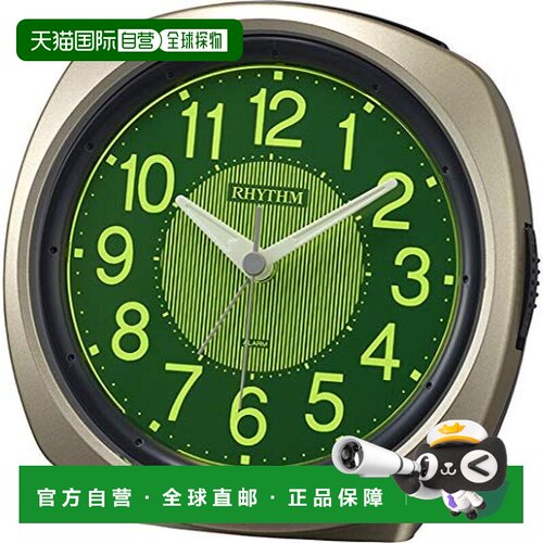 【日本直邮】RHYTHM 力士 闹钟 金色 家居&厨房  摆钟/挂钟