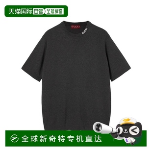 T恤 男士 香港直郵GUCCI 針T SS2025 黑色 787736XKD2A1423 1h可退