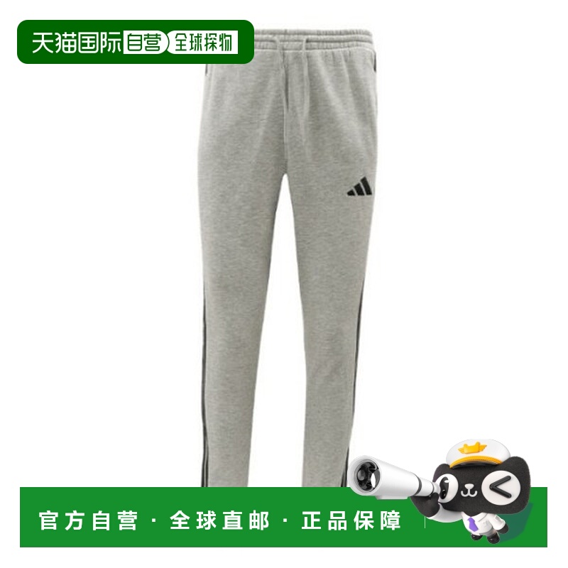 韩国直邮adidas 长裤 ZQC JE6335 Essential 3S 开边抓绒长裤