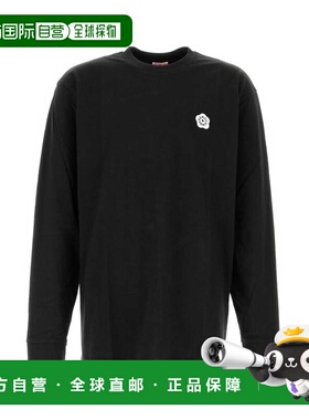 韩国直邮GENZO 长袖 T 恤 FF65TL3544SG99J 黑色 DOM