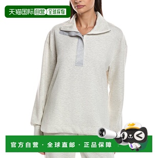自营ARIELLA Scuba 1/2-Zip Funnel Pullover - grey 美国奥莱直